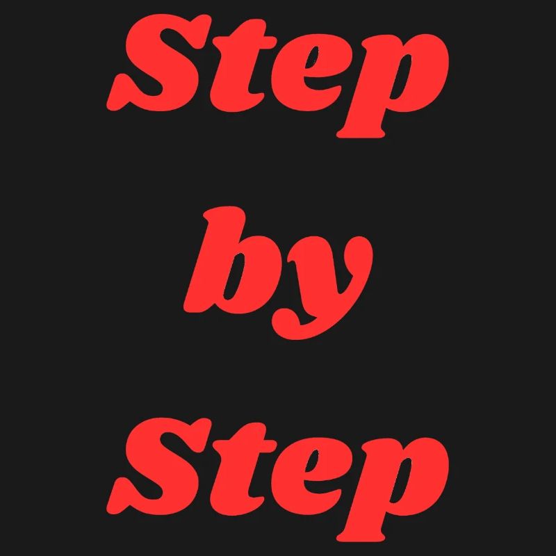 Step by step typography