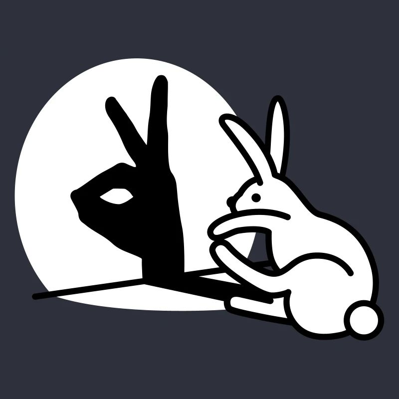 Funny Rabbit Hand Shadow Projection Rabbit