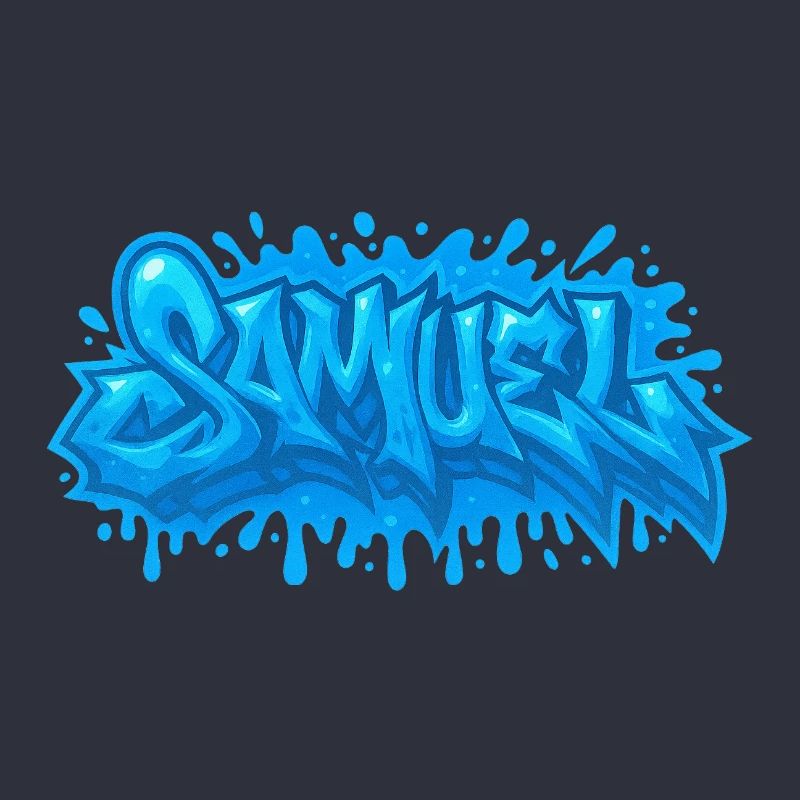 Graffiti Samuel Name Gift Ideal Printable