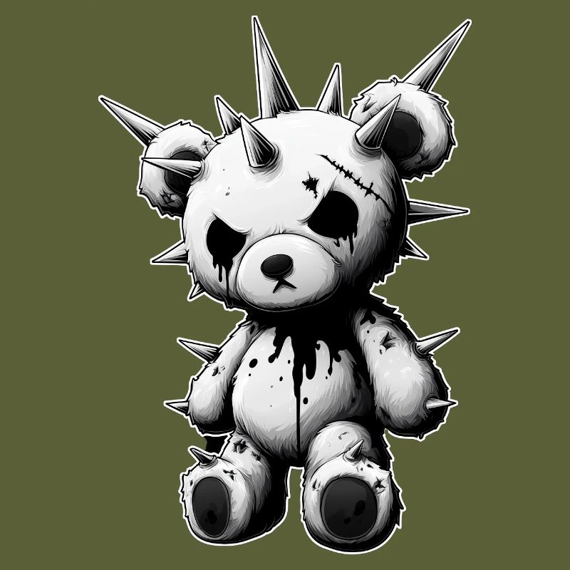 Spiked Teddy Gothic