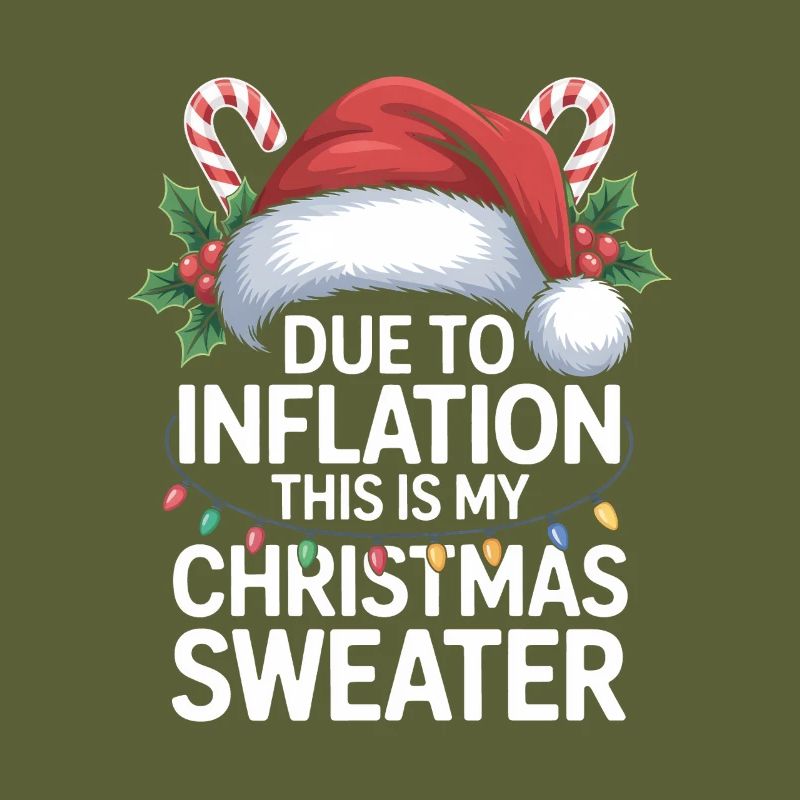 Inflation Weihnachtspullover Wortspiel