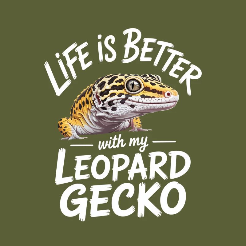 Das Leben ist besser mit Leopardgecko Tee