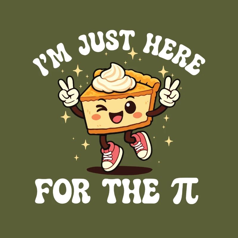 Just Here For The Pi Funny Pi Day Math Meme