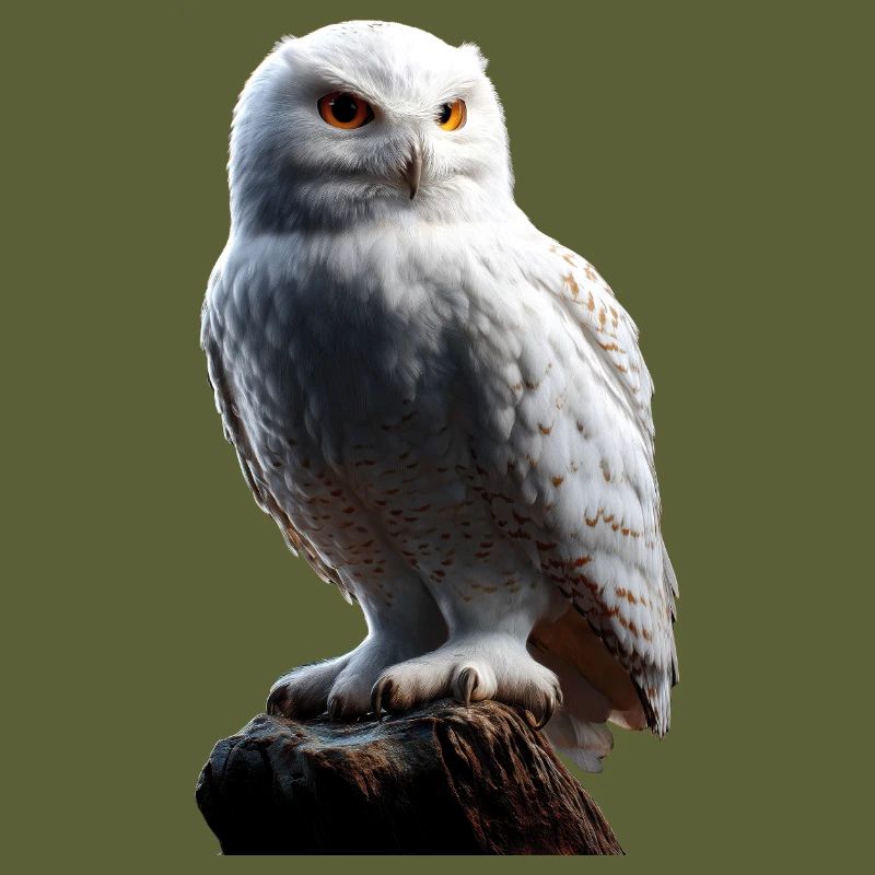 Schneeeule Weiße Eule Kauz Uhu Owl Schnee Eulen