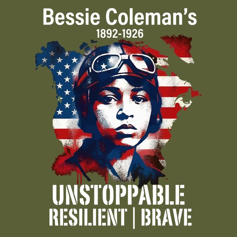 Bessie Coleman Mutig Luftfahrtpionierin