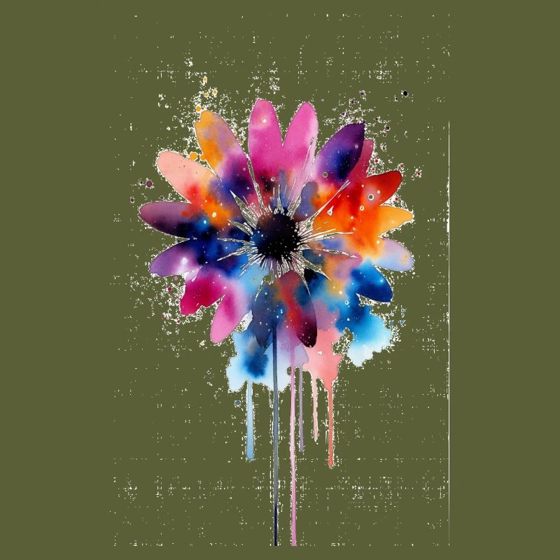 Aquarell-Gänseblümchen