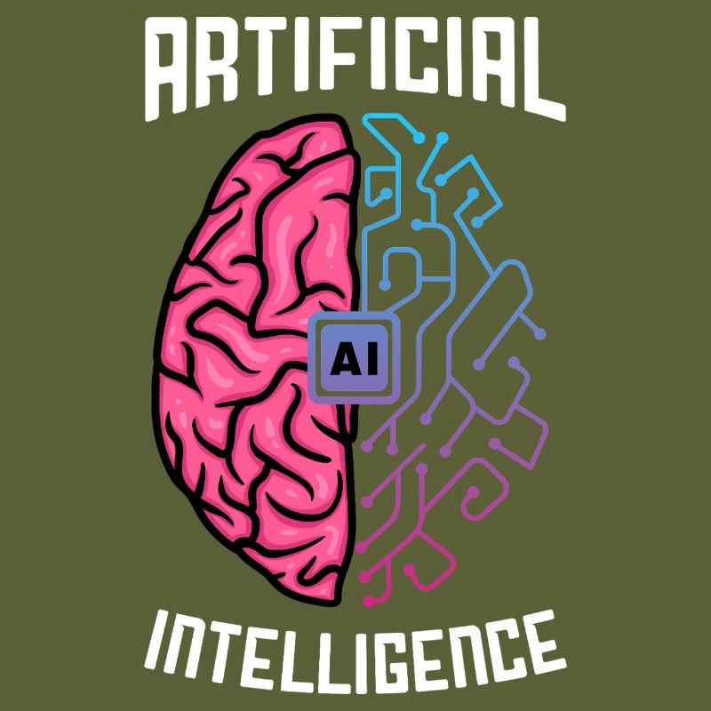 Artificial Intelligence Brain Tech Design