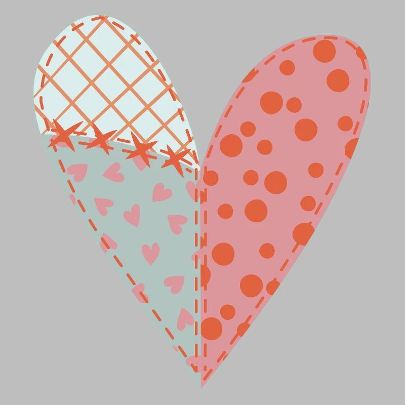 Patchwork Herz Nr. 11