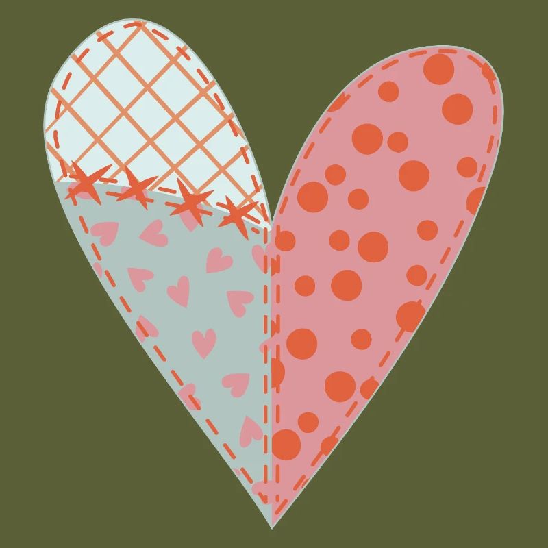 Coeur Patchwork No11