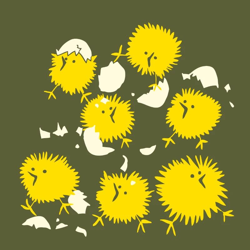 Chick BEEPY Happy Easter 7 Naughty Yellow Comic Funny