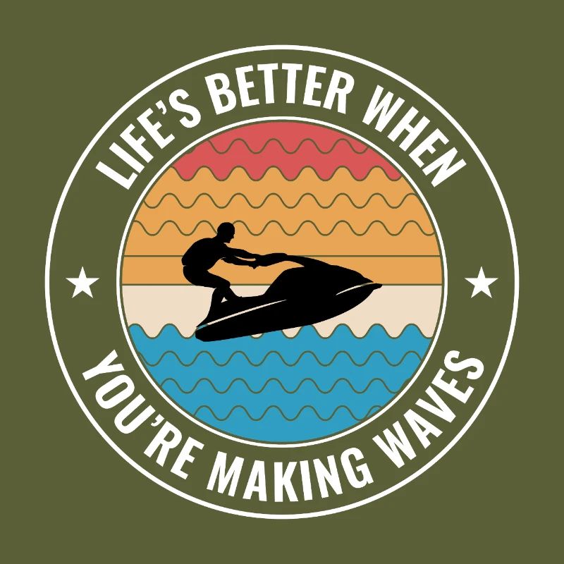 Life’s Better Jetski Making Waves 