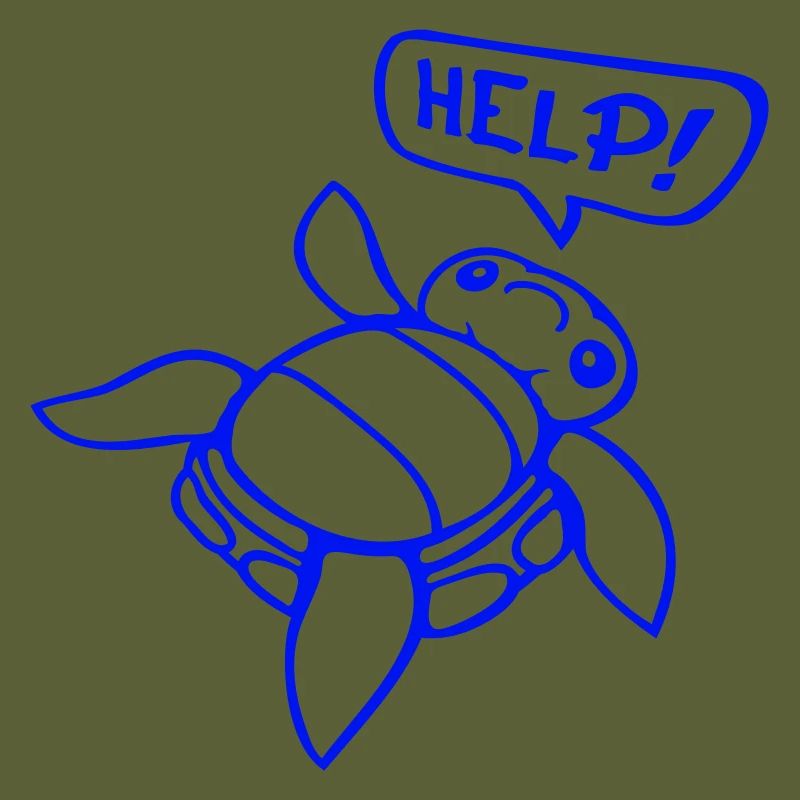 Turtle Back Tilted Over Helpless Side Help