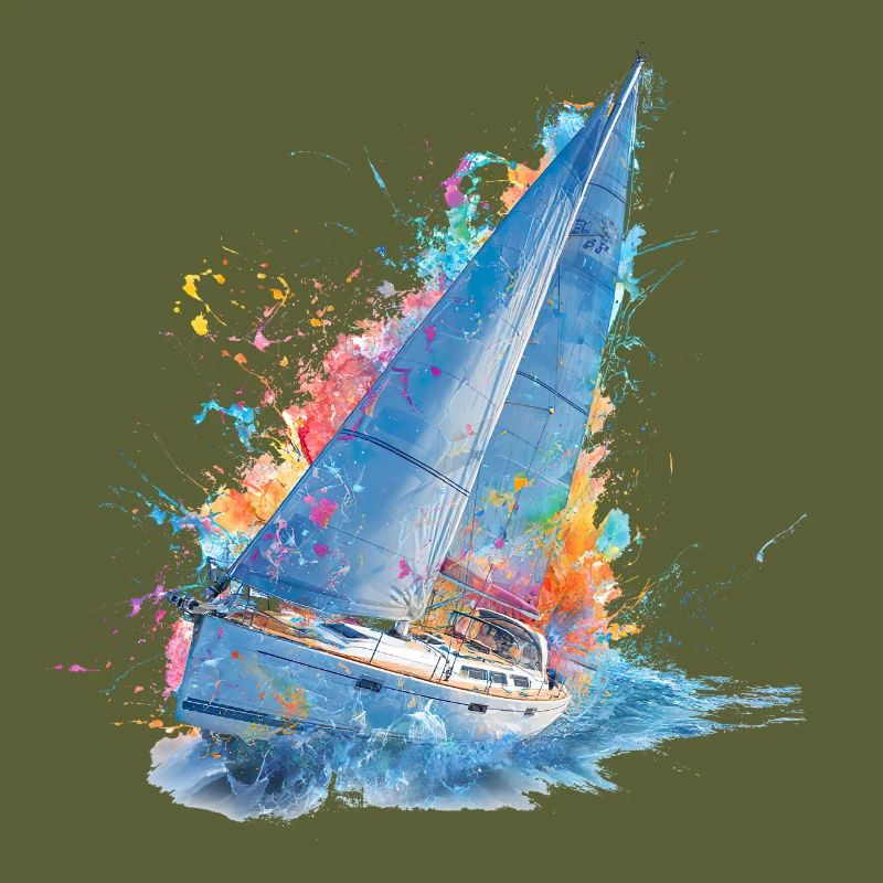 Explosion de couleurs de rêve de navigation