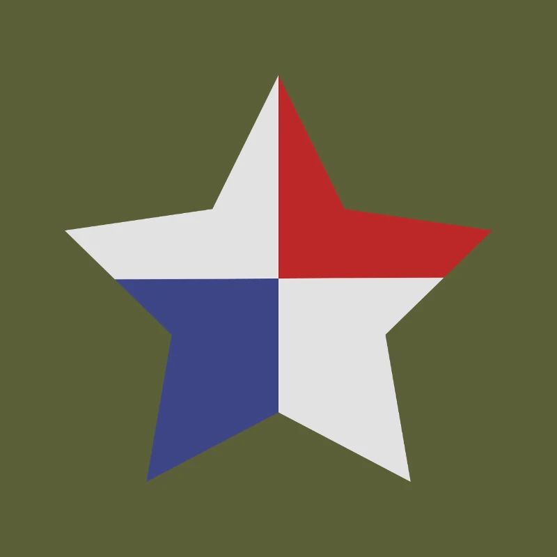 Drapeau en forme d’étoile du Panama