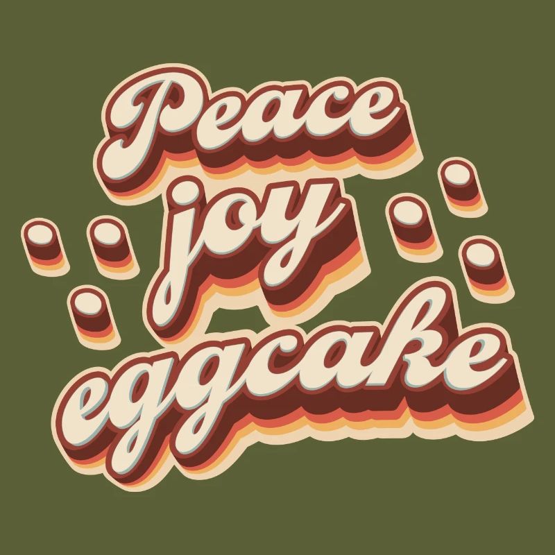 Peace Joy Eggcake