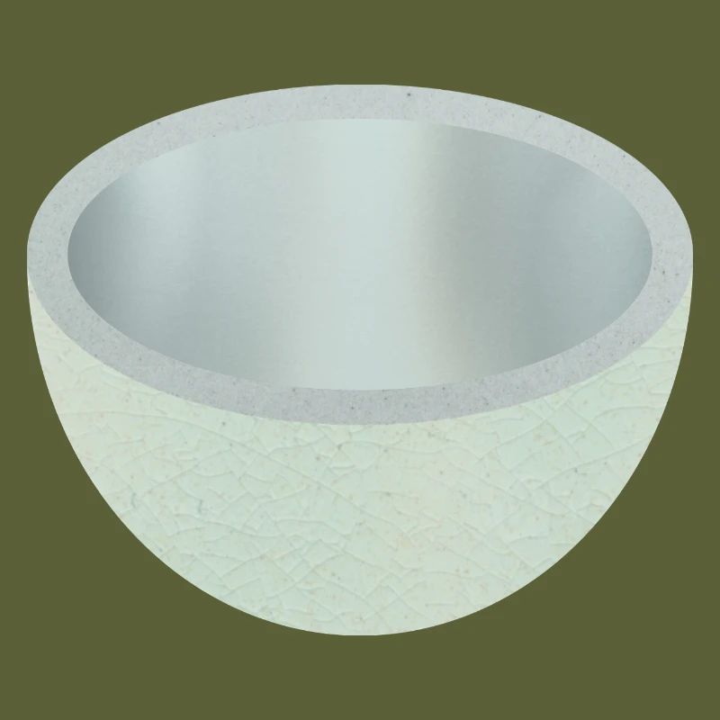 Crackled Ceramic Bowl Art