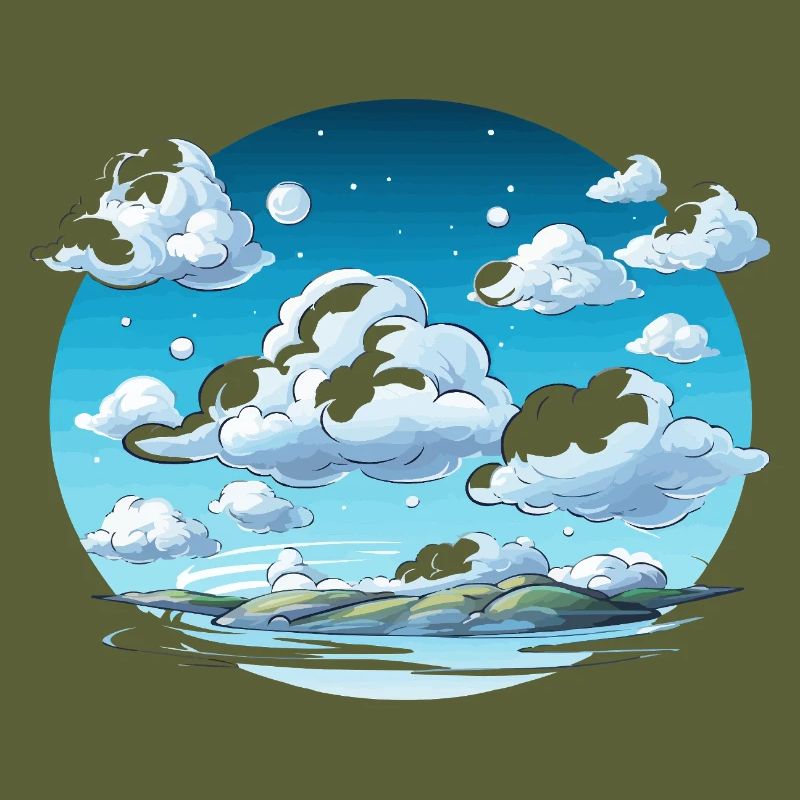 Nuages célestes au-dessus de l’archipel