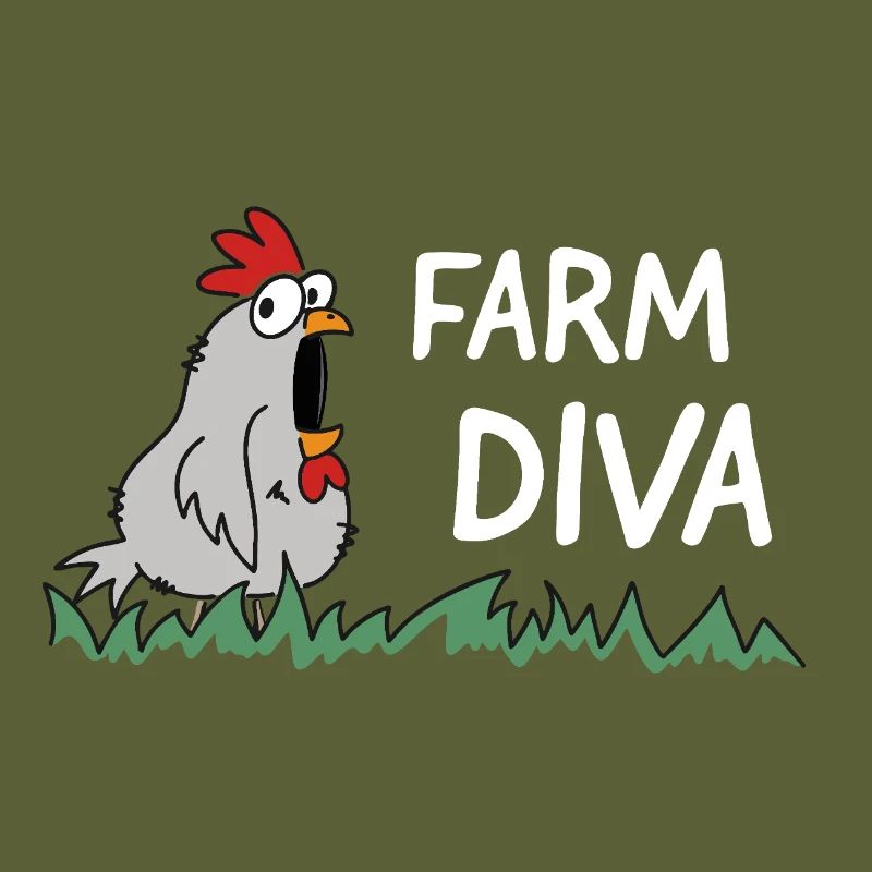 Poule Diva de la Ferme