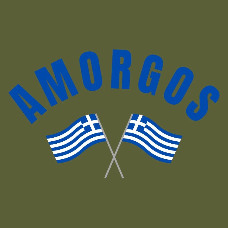 Drapeaux grecs d’Amorgos