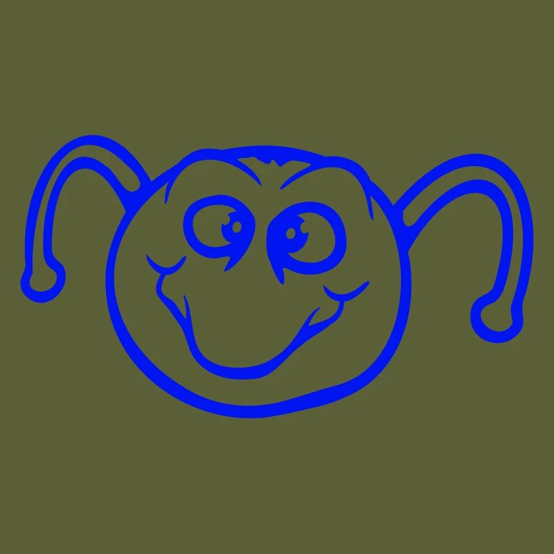 Chenille douce douce petits sourires amicale heureuse