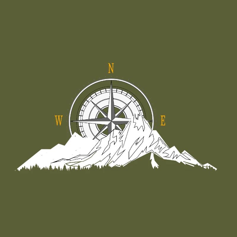 Mountain and Compass
