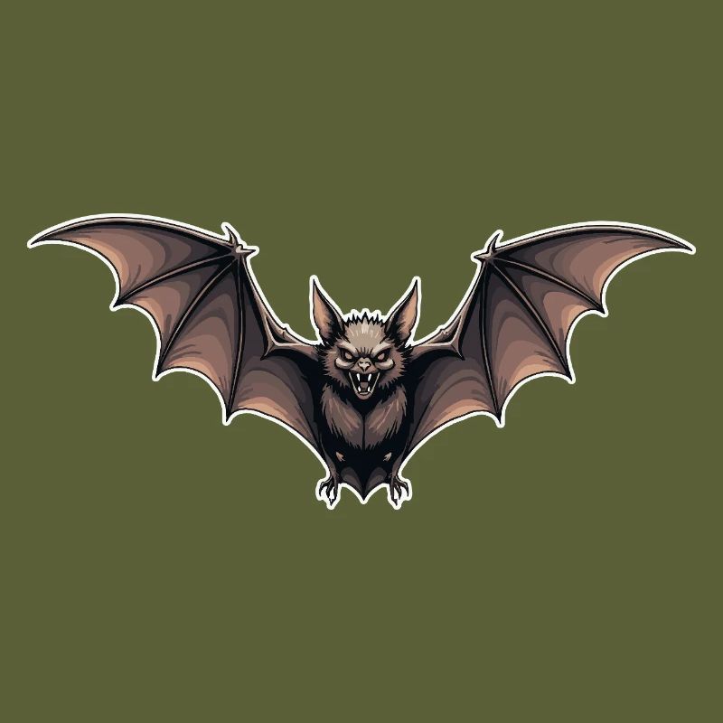 Bat Night Flight Emblem