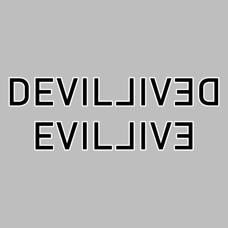 Double Devil-Wordmark Mirror Image