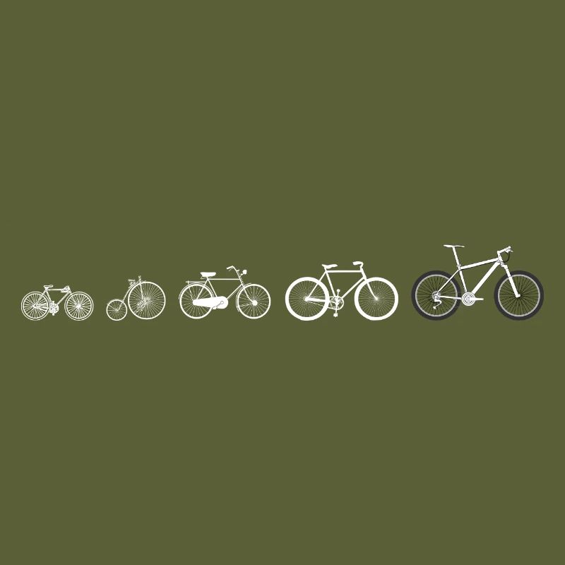 Evolutionsentwicklung des Radfahrens