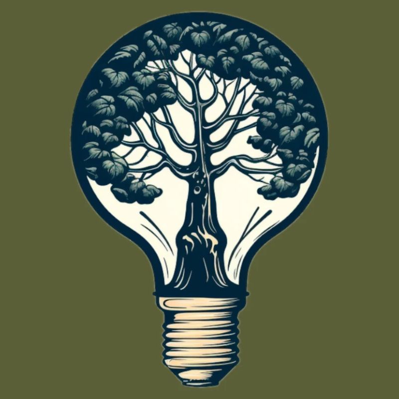 Der Baum in der Lampe