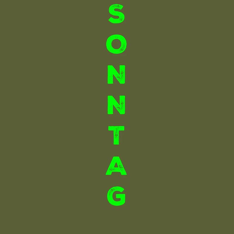 Dimanche - vert