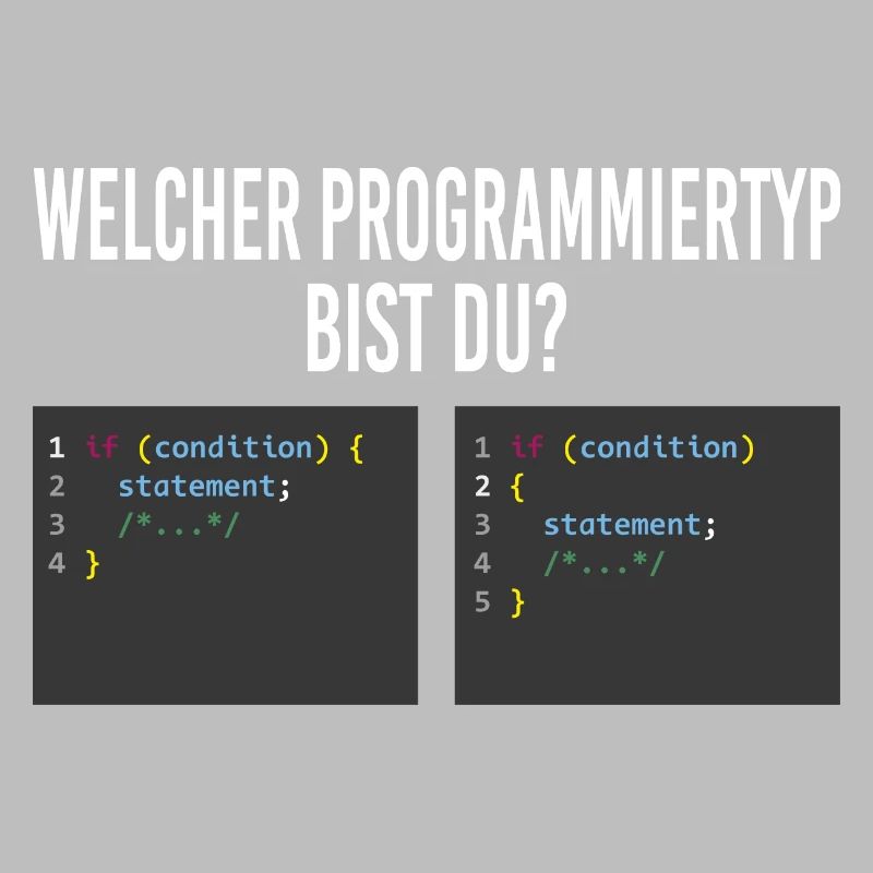 Welcher Programmiertyp bist du?