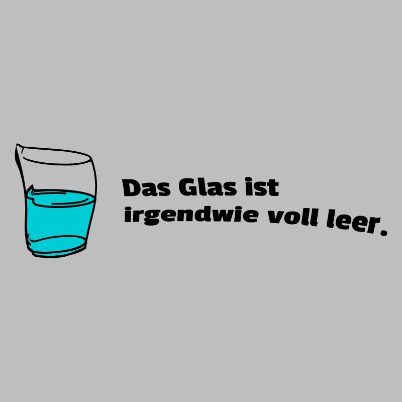 Glass fully empty
