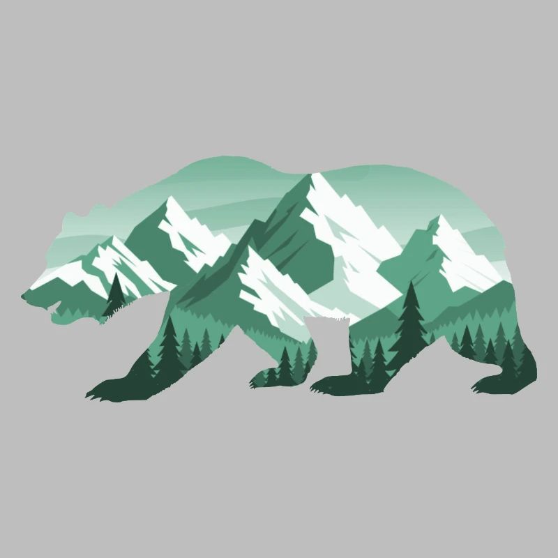 Bear Nature Mountains Forest