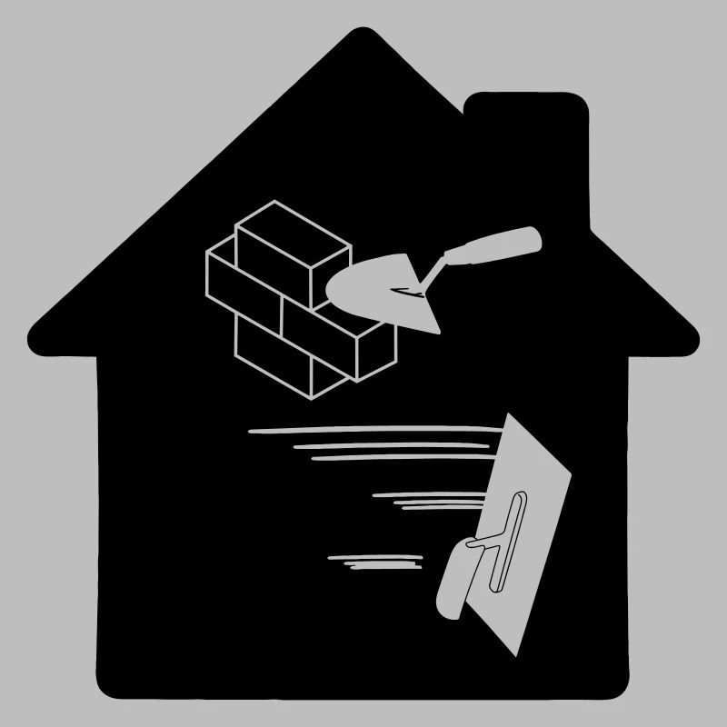 Bricklayer plasterer company logo
