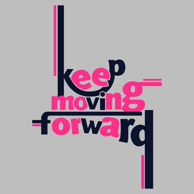 Keep Moving Forward Pink Statement Shirt