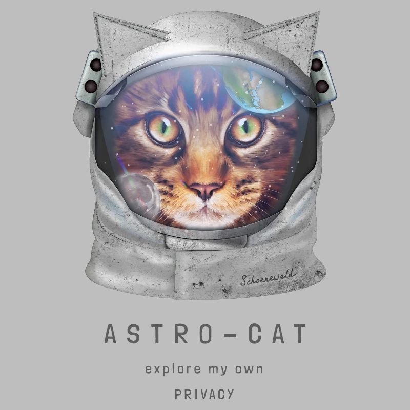 | de chat de l’espace Chat astronaute dans l’espace