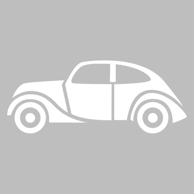 Oldtimer Symbol - Auto Klassiker Comic
