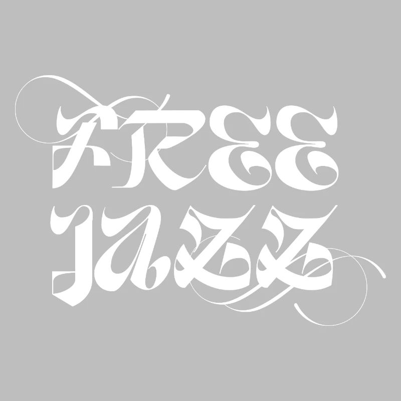 Conception typographique de jazz libre