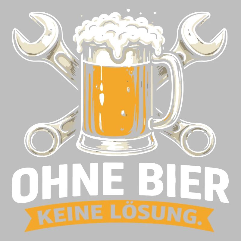 Pas de solution sans bière – Camiseta Beer & Tools