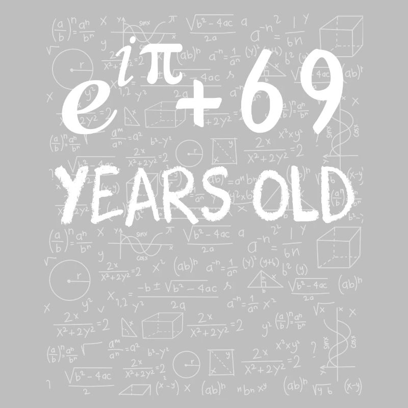 68e anniversaire 68 ans Euler Identité cadeau math