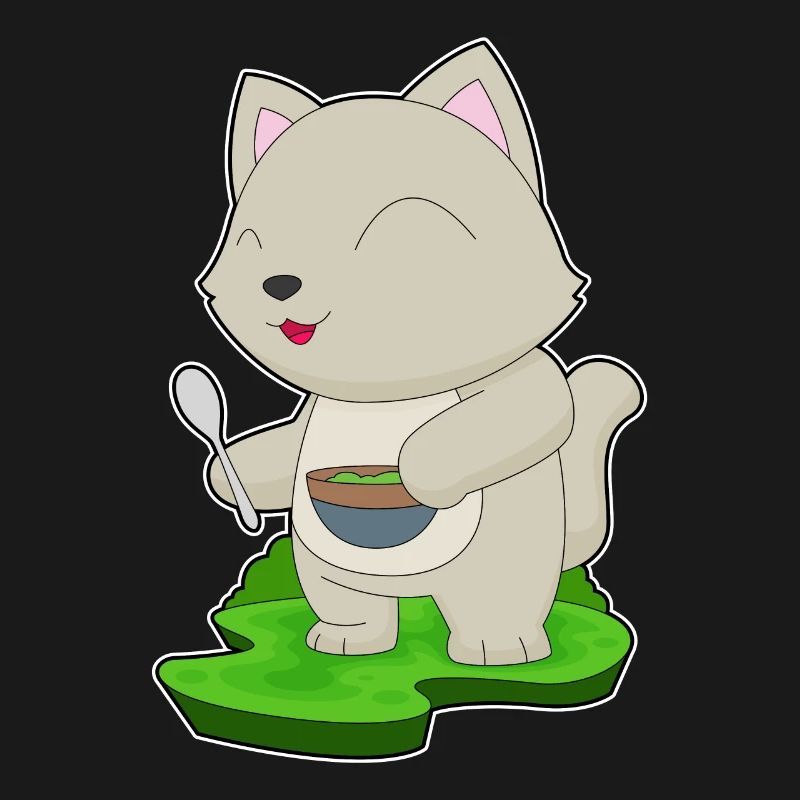 Cuisson dans un bol de cuisson pour chats