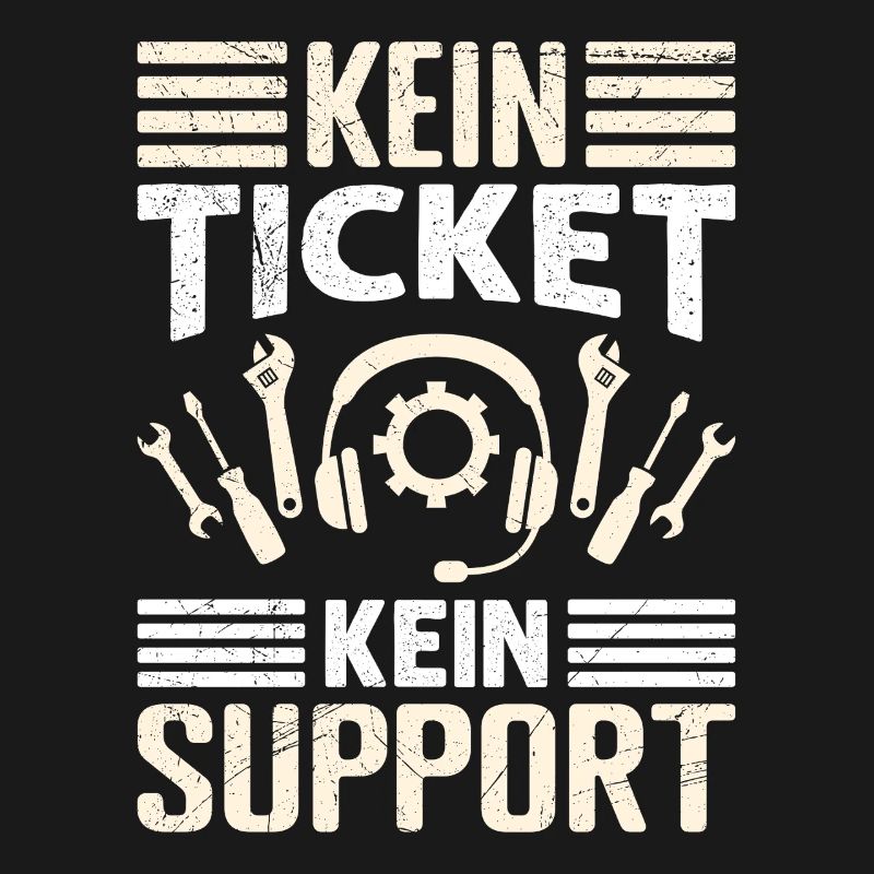 Nerd Computer PAS DE TICKET PAS DE SUPPORT DRÔLE