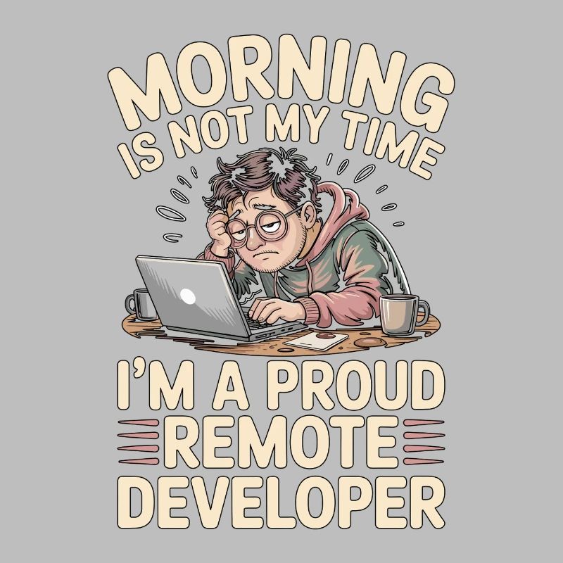 Remote Developer Morning Is Not My Web Developer