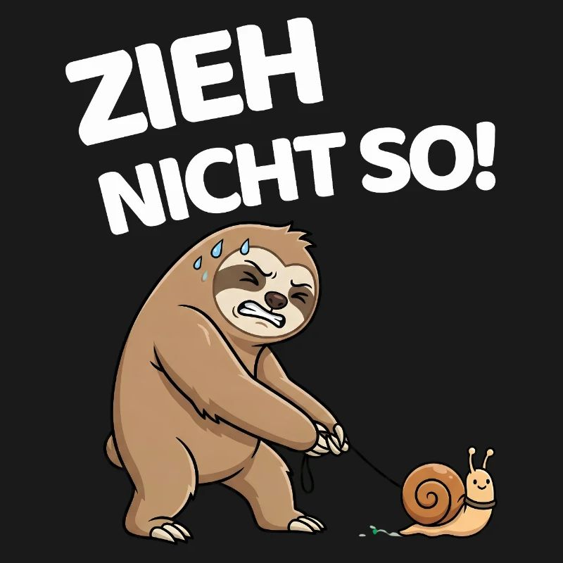 Don't pull so sloth with snail