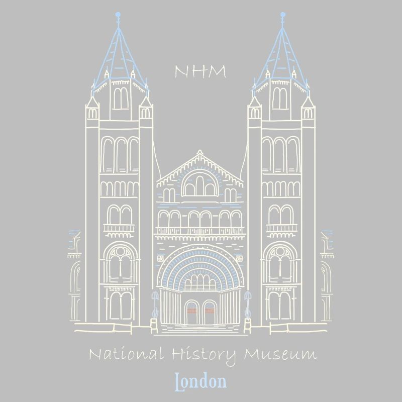 London, Natural History Museum NHM, Drawing, UK