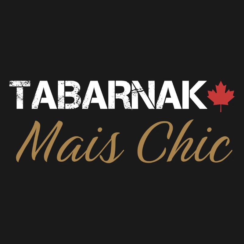 Tabarnak Chic Elegant Nature Pattern