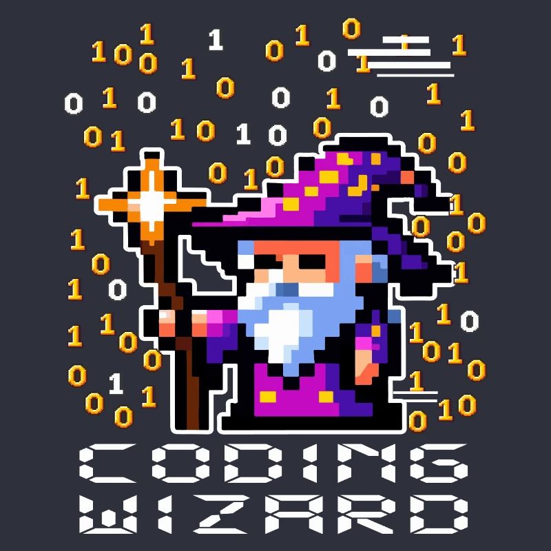 Zauberer-Pixel-Code
