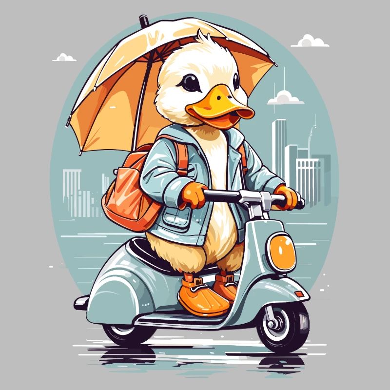 Duck with Roller