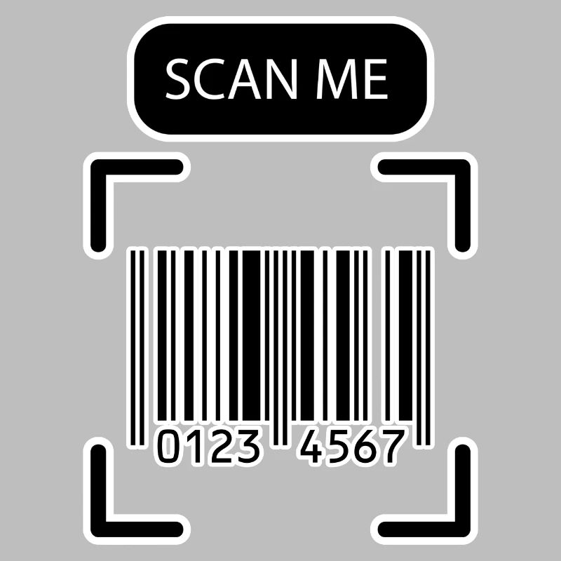 SCAN ME code-barres Funny Design