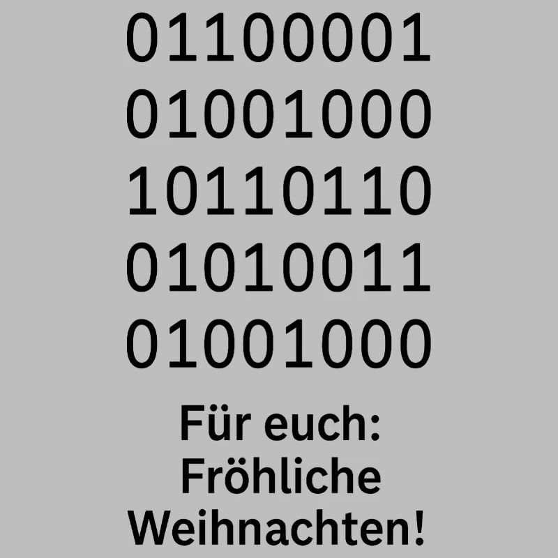 Binary Code Weihnachtszauber